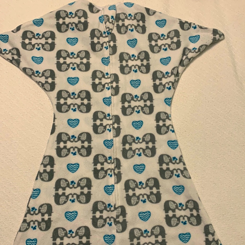 Fleece zipadee-zip, size medium (6-12 months)